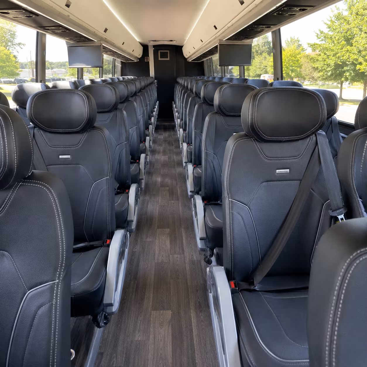 visalia bus rental service area